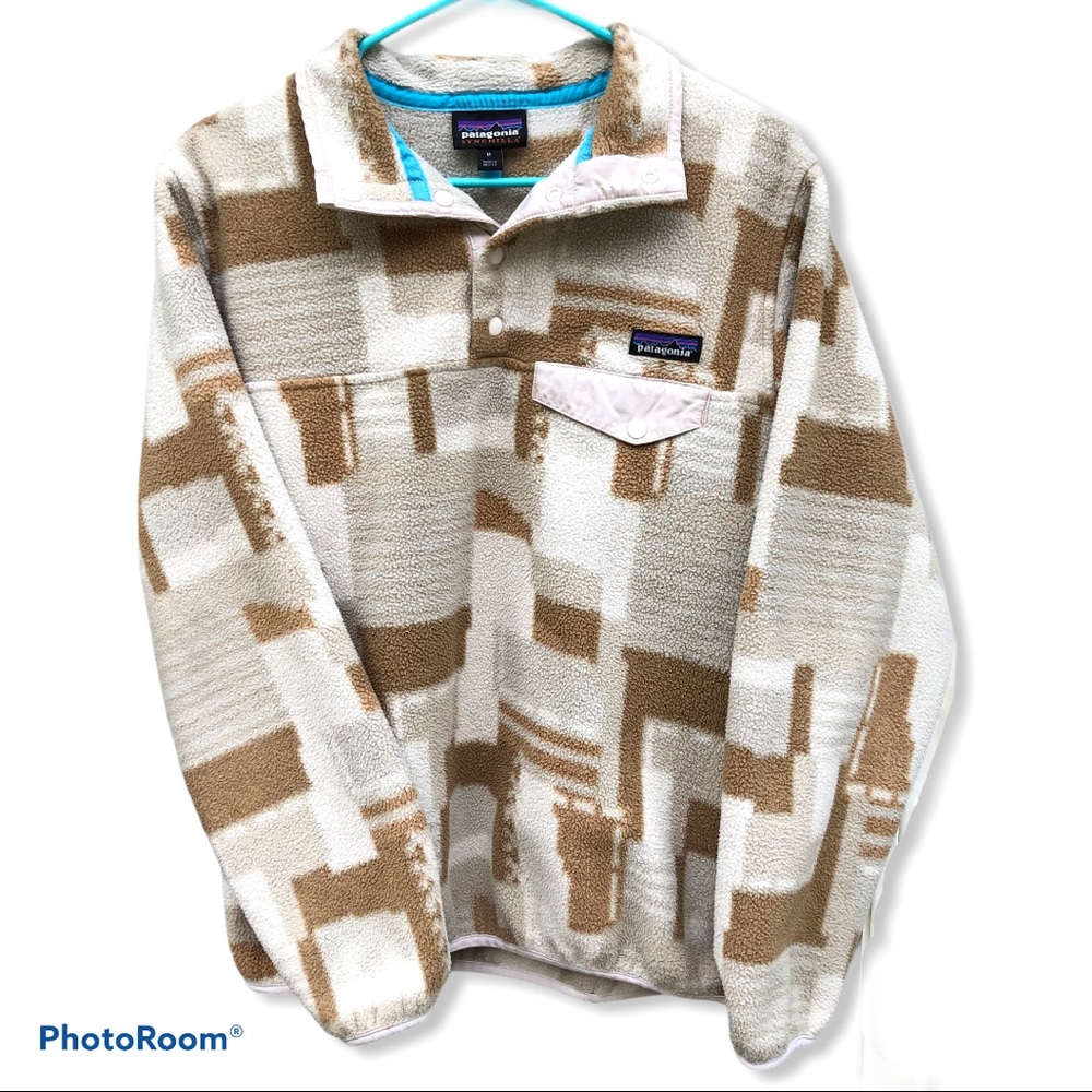 Women’s Patagonia Brown Synchilla Snap-T Pullover